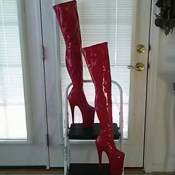 Pleaser Infinity 9" thigh high boots - Picture 4 of 7